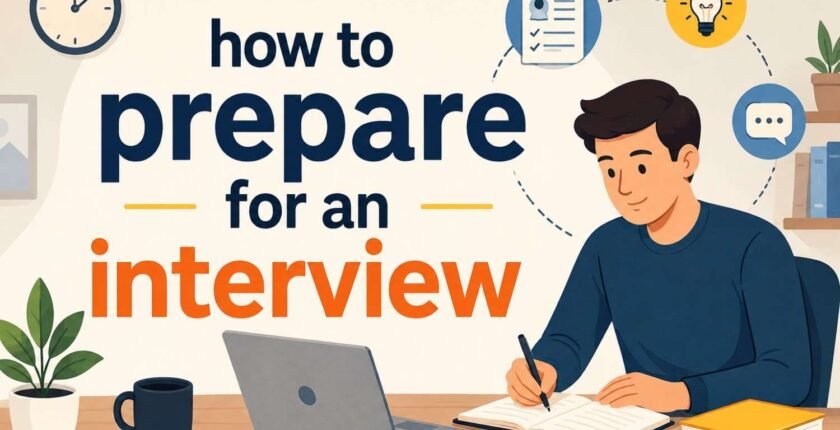 How to prepare for an interview